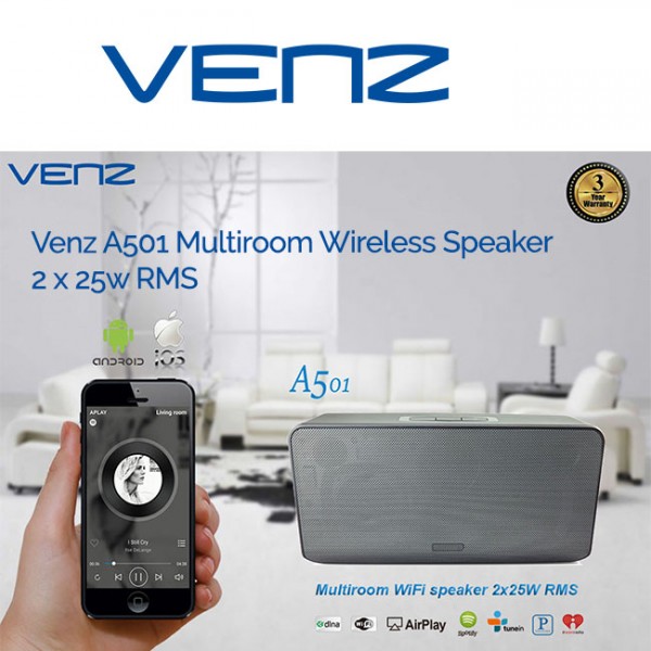 VENZ A501 MULTIROOM Smart Wifi Speaker 4